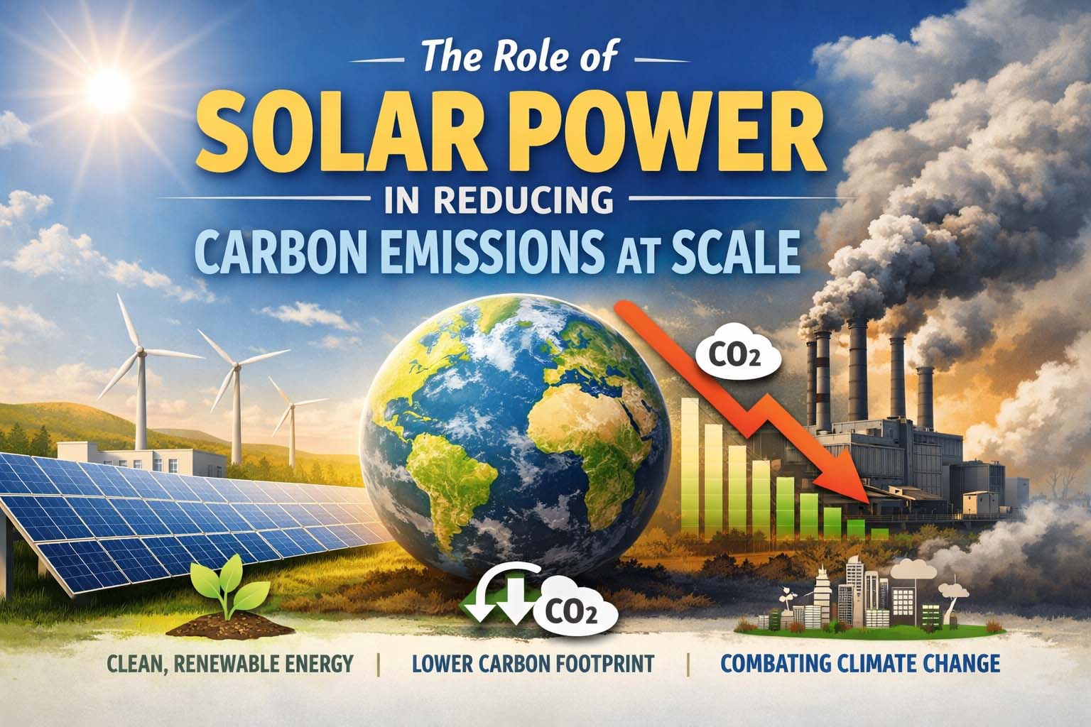 Solar Power in Reducing Carbon Emissions